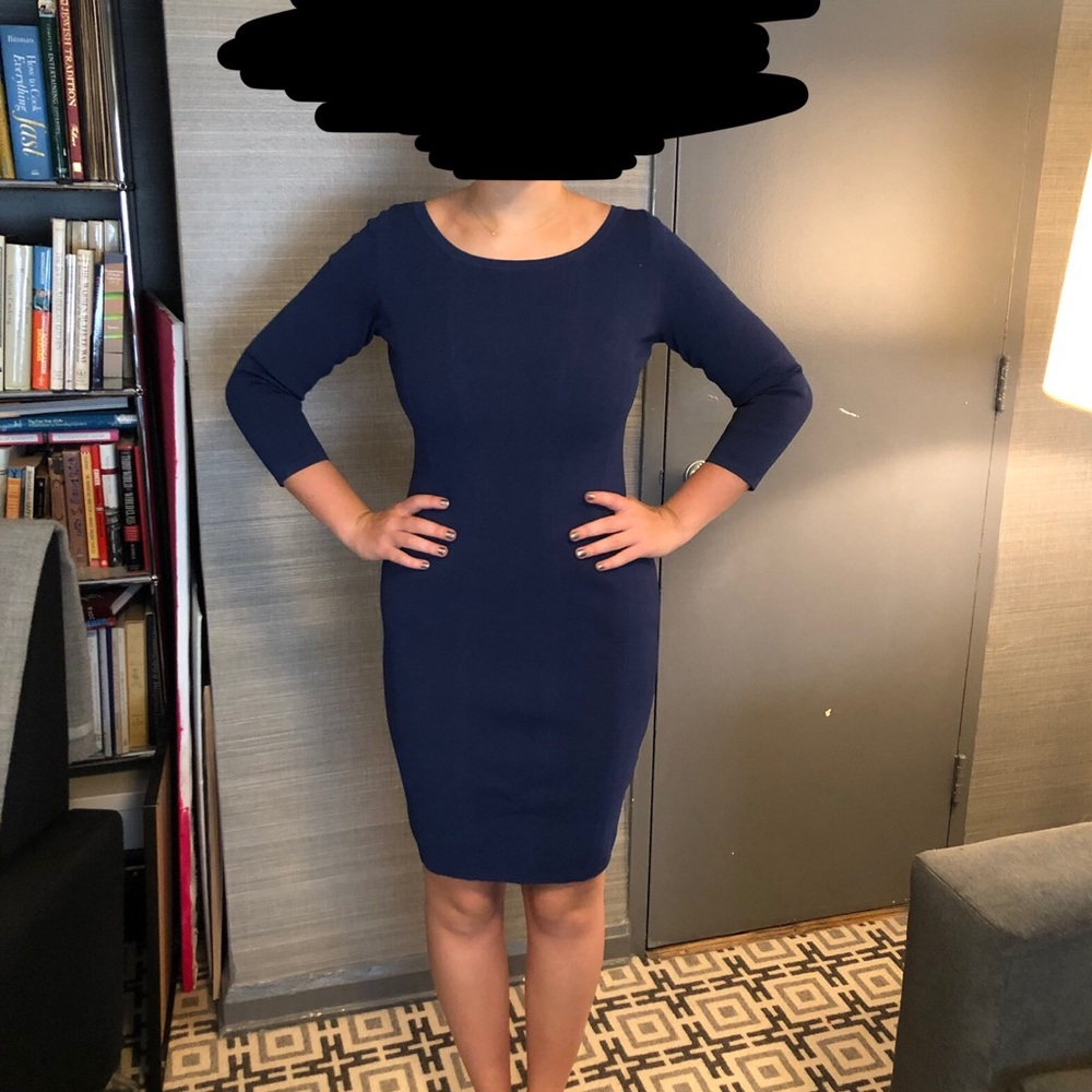 Beautiful Vintage Reiss Blue Dress - Picture 5 of 6